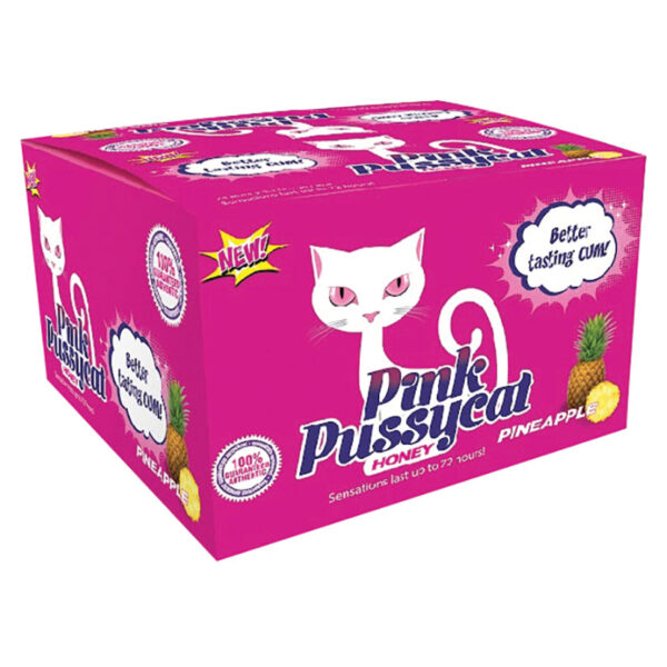 Pink Pussycat Pineapple Honey Single Pack Display of 24