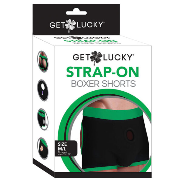 Get Lucky Strap-On Boxer Shorts M/L