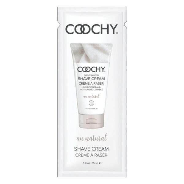 Coochy Shave Cream-Au Natural 15ml Foil