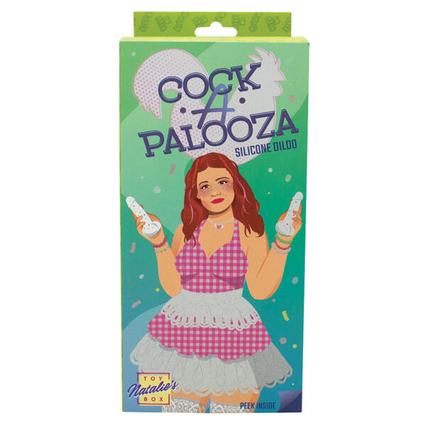 Natalie's Toy Box Cock A Palooza Confetti Silicone Suction Dildo