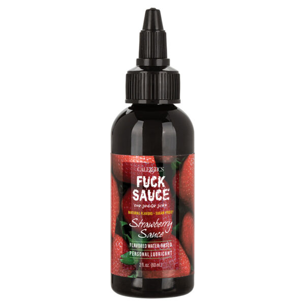 Fuck Sauce Water-Based Lubricant-Strawberry 2oz