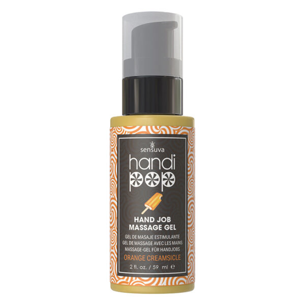 Sensuva Handipop Edible Massage Gel-Orange Creamsicle 2oz