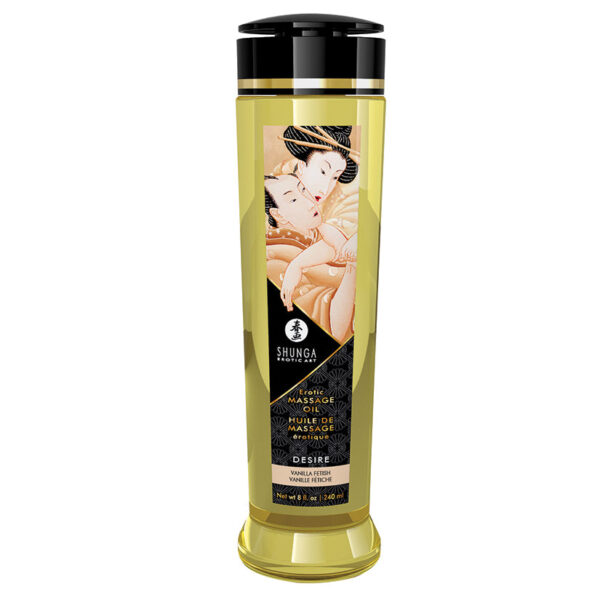 Shunga Erotic Massage Oil Desire-Vanilla 8.oz