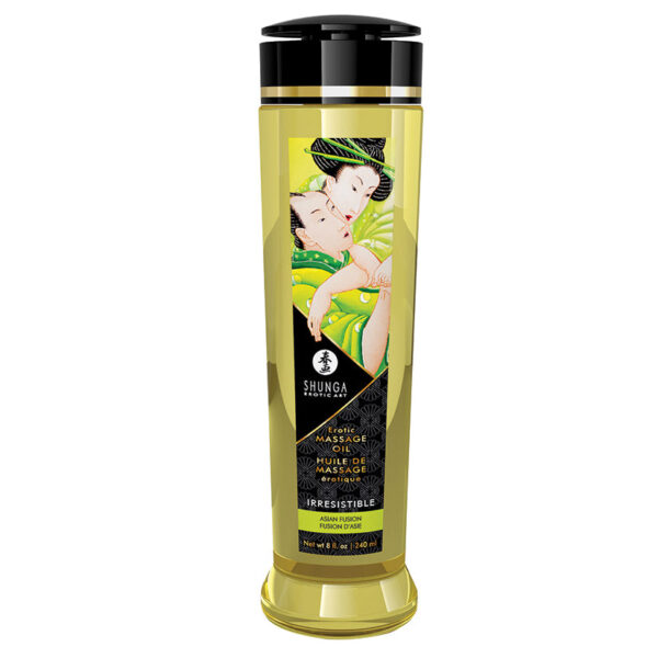 Shunga Erotic Massage Oil Irresistible-Asian Fruits 8.oz