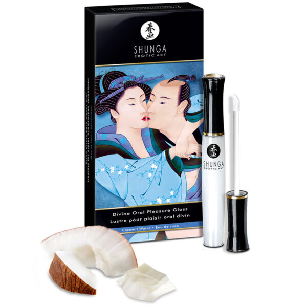 Shunga Divine Oral Pleasure Gloss-Coconut Water