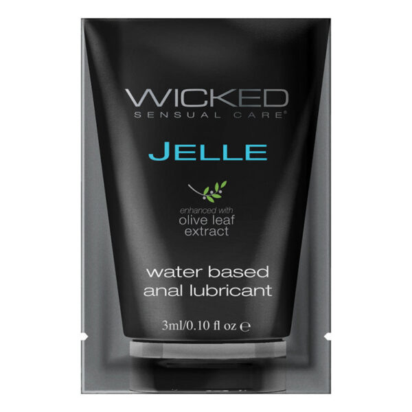 Wicked Jelle Waterbased Anal Lubricant 3ml Foil