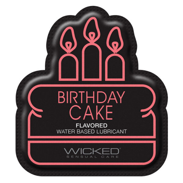 Wicked Sensual Aqua Flavored Birthday Cake Foil Pack 3ML